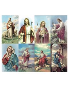 Good Shepherd Eight-Up Micro Perforated Holy Cards