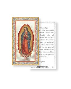 Our Lady of Guadalupe Holy Card