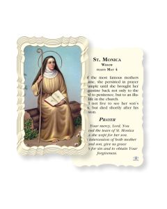 St. Monica Holy Card