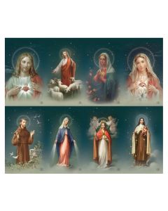Stella Two Eight-Up Micro Perforated Holy Cards