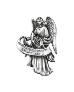 Guardian Angel Protect My Granddaughter Auto Visor Clip (Sold in Inc. of 3)