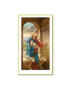 The Good Shepherd Holy Card