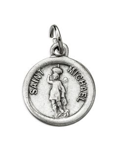 15mm Round Saint Michael Medal