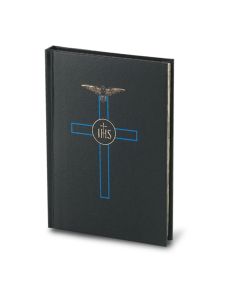 Black Blessed Trinity Missal with New Mass in Gold and Blue