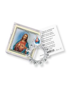 Sacred Heart of Jesus Finger Rosary -P65