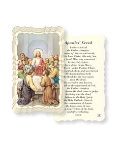 The Apostles Creed Holy Card