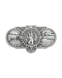 Saint Christopher Auto Visor Clip (Sold in Inc. of 3)