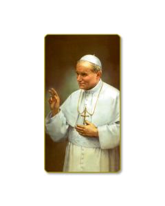Saint John Paul II Holy Card