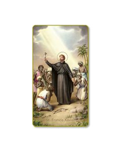 Saint Francis Xavier Holy Card