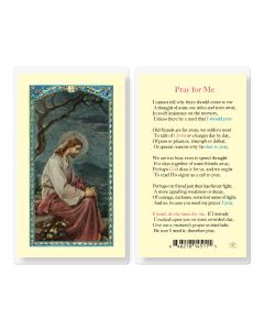 Pray for Me Holy Card
