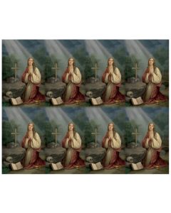 Saint Mary Magdalene Eight-Up Micro Perforated Holy Cards
