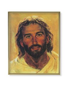 8" x 10" Gold Plaque Frame with a Hook: Head of Christ Print