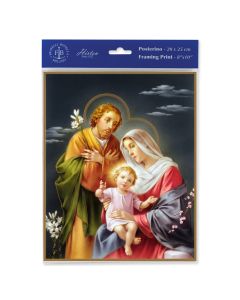 8" x 10" Simeone: Holy Family Print  (sold in inc. of 3)
