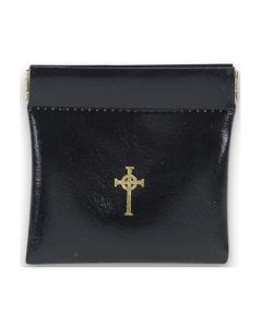 Black Flexible Rosary Case-P65