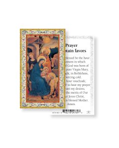Prayer to Obtain Favors Holy Card