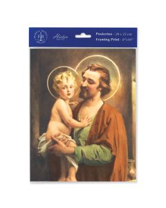 8" x 10" Chambers: St. Joseph with Jesus  (sold in inc. of 3)