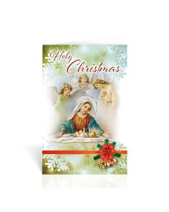Infant Jesus with Mary and Angels Christmas Greeting Cards Boxed