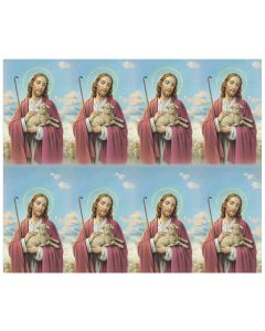 Lost Lamb Eight-Up Micro Perforated Holy Cards