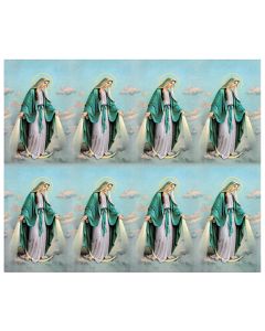 Our Lady of Grace Eight-Up Micro Perforated Holy Cards