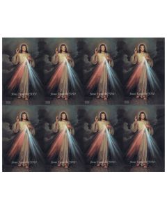 Divine Mercy Eight-Up Micro Perforated Holy Cards