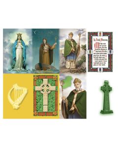 Irish Assortment Eight-Up Micro Perforated Holy Cards