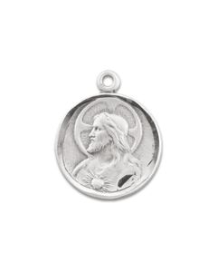 Scapular Genuine Pewter Medal on a 24" Chain Boxed
