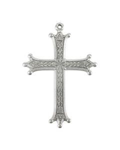 Genuine Pewter Cross on a 24" Chain, Boxed