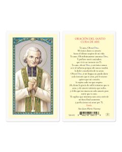Oracion a Del Santo Cura De Ars Holy Card