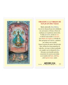 Oracion A La Virgen De San Juan Del Valle Card
