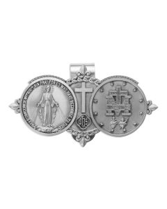 O.L. of The Miraculous Medal Visor Clip