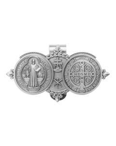 St. Benedict Visor Clip