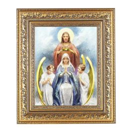 12 1/2" x 14 1/2" Ornate Gold Leaf Antique Frame with 8" x 10" Chambers ...
