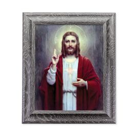 GREY OAK FINISH FRAME 10.5" X 12.5" WITH AN 8" X 10" CHAMBERS: SACRED ...