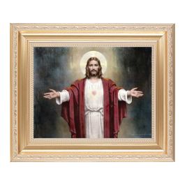 10 1/4" x 12 1/4" Satin Gold Frame with an 8" x 10" Chambers: Welcoming ...