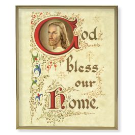 8" x 10" Gold Plaque Frame with a House Blessing Print - William J ...