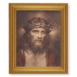10" x 12" Gold Leaf Finish Beveled Frame with 8" x 10" Chambers: Ecce ...