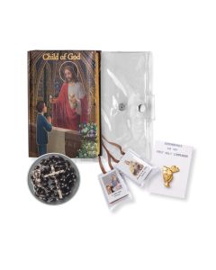 5pc Boys Child of God Cathedral Edition Communion Gift Set
