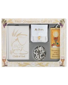 6 pc Deluxe Child of God Communion Gift Set for Girls - P65