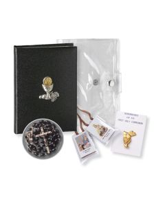 5pc. Black Trinity Missal Book Communion Gift Set - P65
