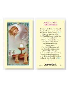 Prayer After Communion Holy Card