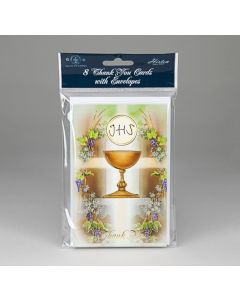 First Communion Thank You Card (includes 8 cards)