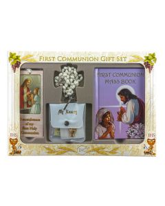 6pc White First Communion Set for Girls -P65