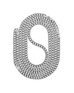 27" Endless Necklace with Imitation Rhodium Plated Chain