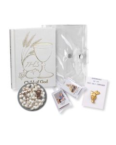 5pc Child of God Communion Girls Set in a Clear Pouch - P65