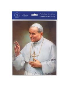 8" x 10" Saint John Paul II Print  (sold in inc. of 3)
