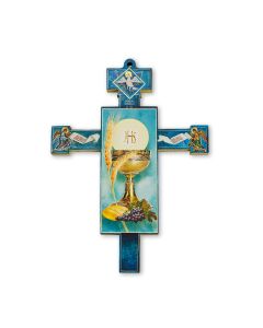 Communion Chalice Laser Cut Cross with Certificate
