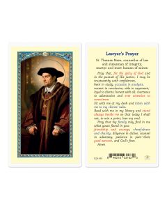 St. Thomas More Laminated Holy Card Pk of 25