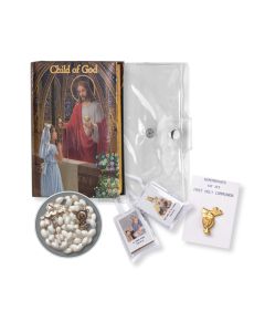 5pc Girls Child of God Cathedral Edition Communion Gift Set
