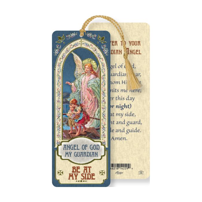 Guardian Angel Laminated Bookmark - William J Hirten Co